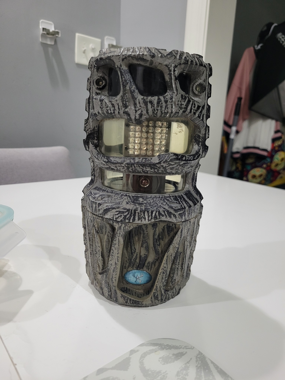 Gray Camouflage Lantern-Style Trail Camera Lantern - Unbranded